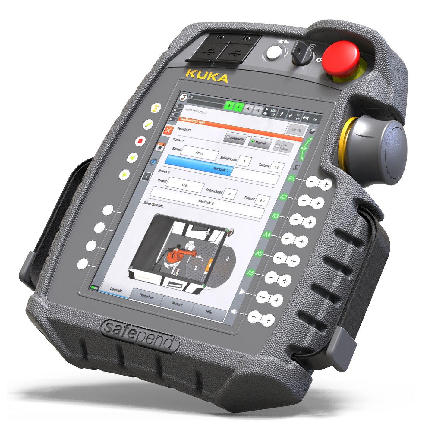 Bumper SafePend® — Bumper ochronny SafePend® do KUKA SmartPad 2 — zdjęcie 1
