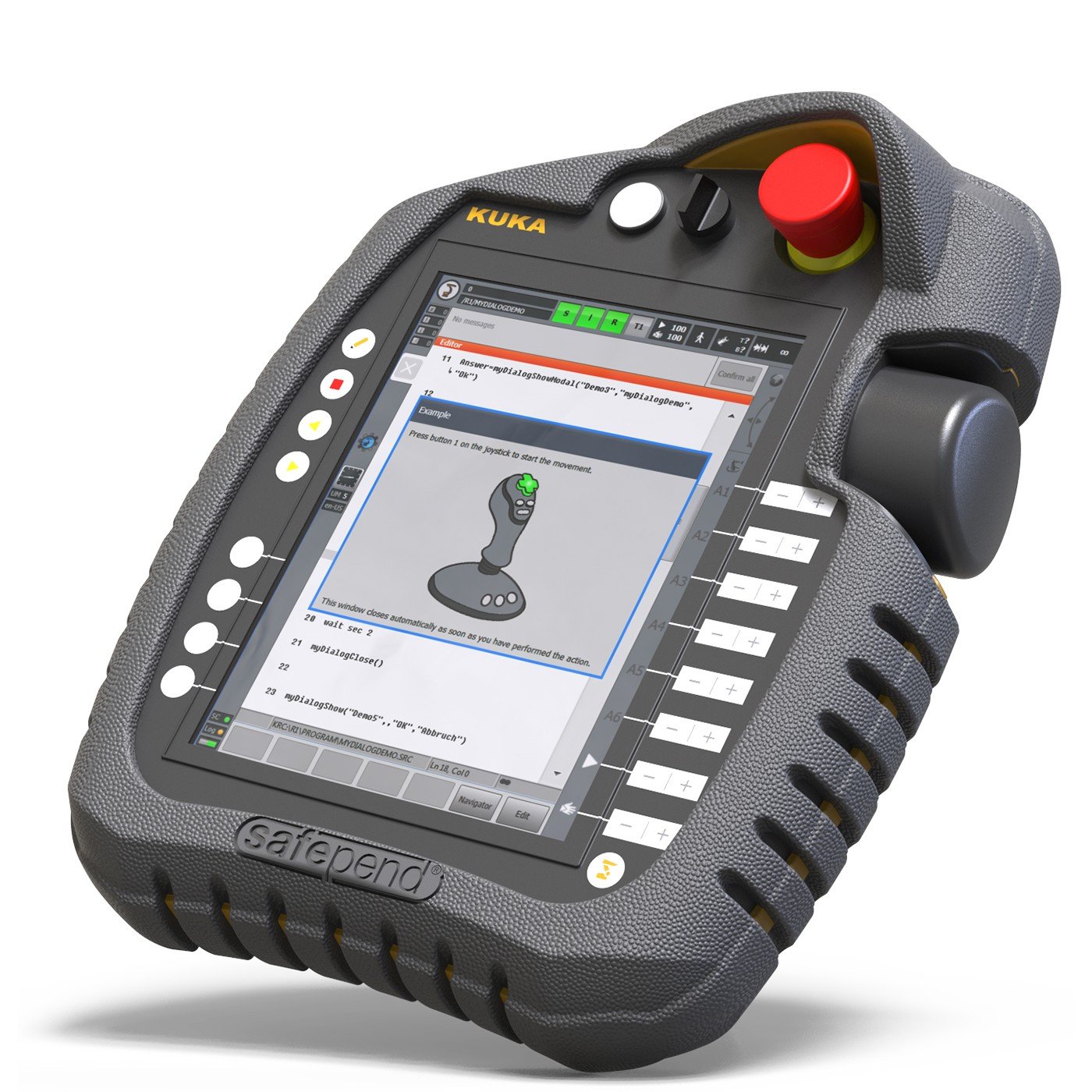 Bumper SafePend® — Bumper ochronny SafePend® do KUKA SmartPad KRC-4 — zdjęcie 1