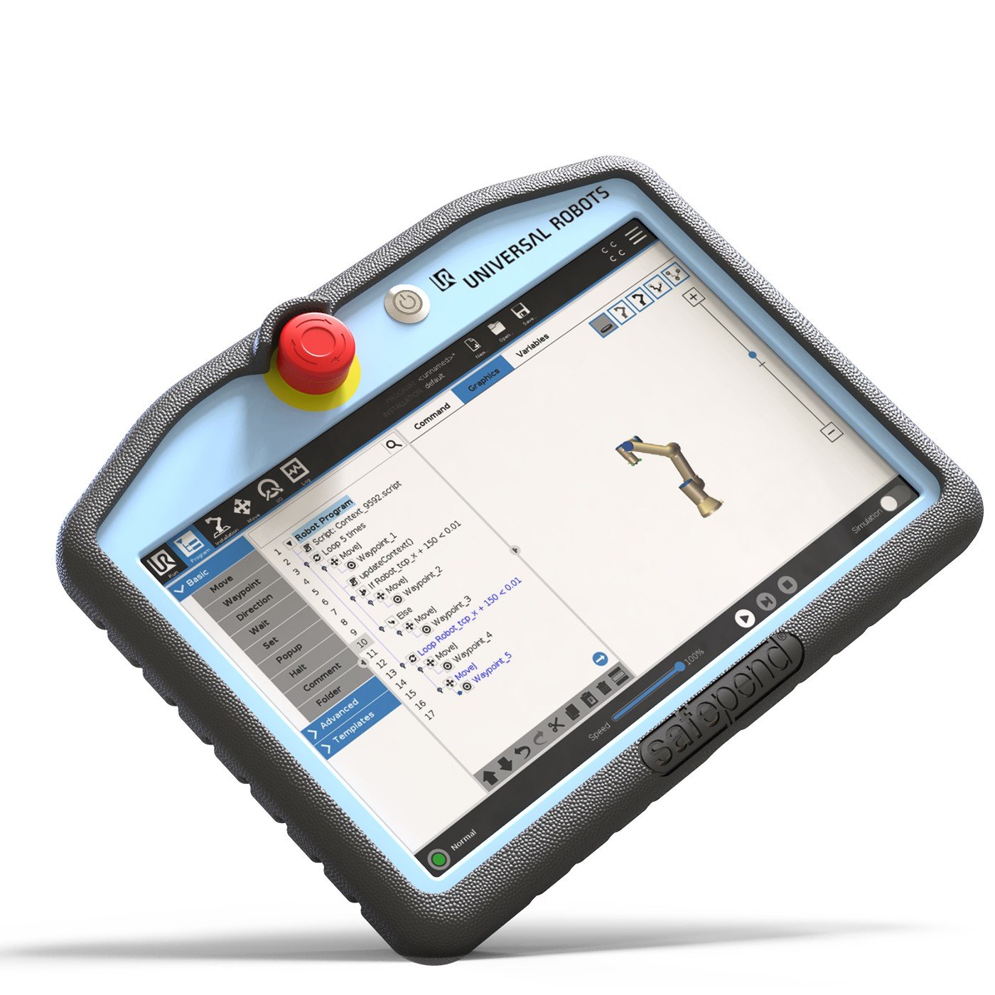 Bumper SafePend® — Bumper ochronny SafePend® do Universal Robots UR e-Series 3PE Teach Pendant — zdjęcie 1